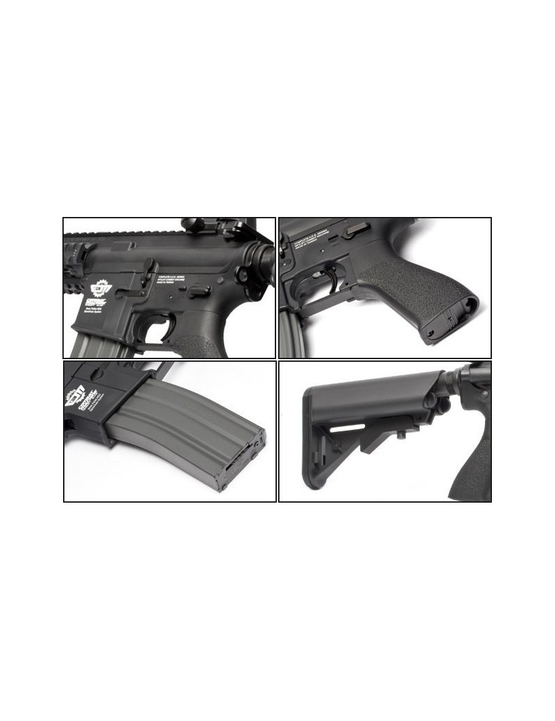 G&G ELEKTRISCHES GEWEHR CM16 RAIDER-L CQB SCHWARZ [GG09B]