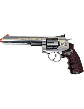 REVOLVER CO2 702 ARGENT PLEIN MÉTAL [C 702S]