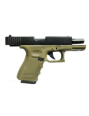 G32C GAS BLOW BACK GREEN (GAS SLIDE ABS) [KJW109]