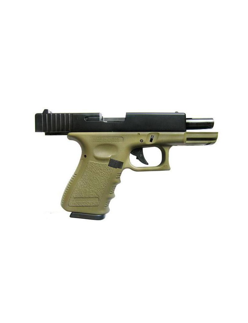 G32C GAS BLOW BACK GREEN (GAS SLIDE ABS) [KJW109]