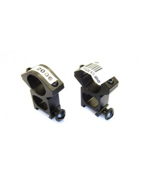 ROYAL ANELLI ALTI 1 PER SLITTE 20mm NERO [M2006]