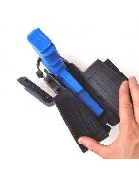 FUNDA TERMOFORMADA DE POLÍMERO PARA ARMAS CON LINTERNA TÁCTICA O LÁSER [VKZ804N] 2