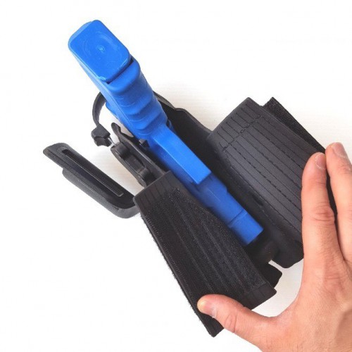 FUNDA TERMOFORMADA DE POLÍMERO PARA ARMAS CON LINTERNA TÁCTICA O LÁSER [VKZ804N]