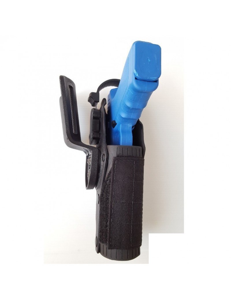 FUNDA TERMOFORMADA DE POLÍMERO PARA ARMAS CON LINTERNA TÁCTICA O LÁSER [VKZ804N]