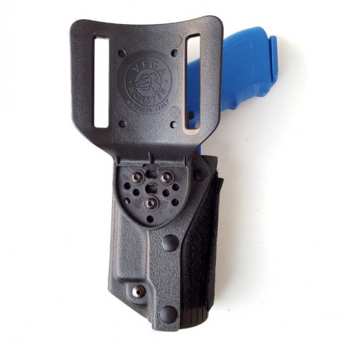 FUNDA TERMOFORMADA DE POLÍMERO PARA ARMAS CON LINTERNA TÁCTICA O LÁSER [VKZ804N]