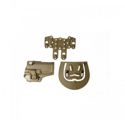 SCHNELL-EXTRAKTIONS-POLYMERHOLSTER FÜR GLOCK G17 UND ÄHNLICH [DV-HG17T]