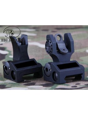 ADJUSTABLE FLIP UP FRONT AND REAR SIGHTS KIT [BD-3822B]