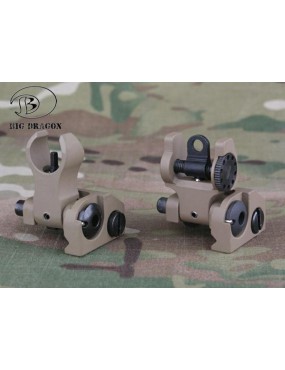 ADJUSTABLE FLIP UP FRONT AND REAR SIGHTS KIT [BD-3820T]