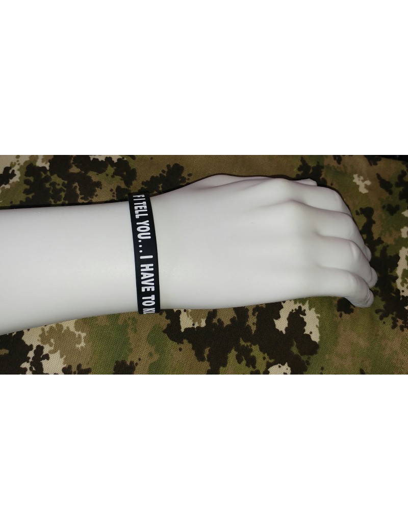 BRACCIALETTO DEFCON 5 BLACK [D5-JTG-09 B]