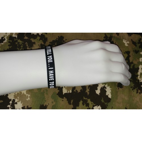 BRACCIALETTO DEFCON 5 BLACK [D5-JTG-09 B]