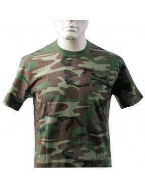 CAMISETA 100% ALGODÓN WOODLAND TALLA XS MARCA SBB [3969XS]