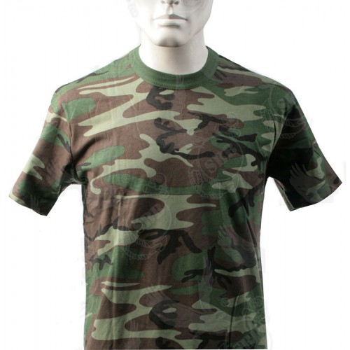 T-SHIRT 100% COTONE WOODLAND TG XXL MARCA SBB [3969XXL]