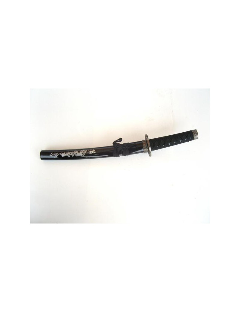 RIPRODUZIONE ORNAMENTALE KATANA TANTO BLACK [SK-503C]