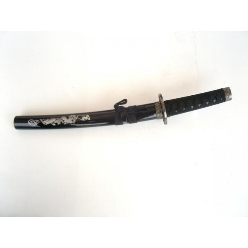 RIPRODUZIONE ORNAMENTALE KATANA TANTO BLACK [SK-503C]