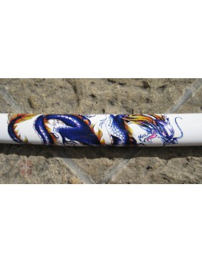 REPRODUCCIÓN ORNAMENTAL KATANA BLANCO BLU DRAGON [SW1356] 2